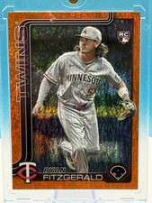 Topps 2025 Update Series Ryan Fitzgerald RC #US308 Minnesota Twins 22/25