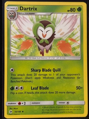 Dartrix 10/149 SM Base Set Regular