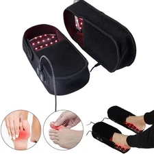 2024 LED Infrared Red Light Therapy Foot Neuropathy Joint Pain Relief SlipperslE