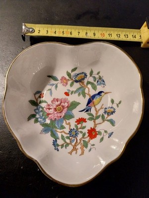 Vintage Aynsley offene herzförmige Schale / Schüssel