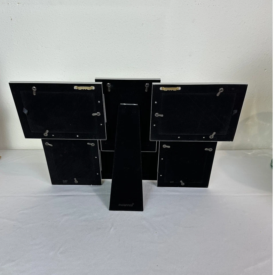 Marco de collage de aluminio con acabado plateado cepillado MELANNCO Foto 3 de 4