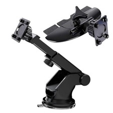 Carplay Screen Mount 2Pcs , Car CD Slot Mount and Suction Cup Mount, for 5"