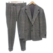 CHAQUETA DE ANILLO Conjunto de Traje de Pata de Gallo Pantalones a Medida Individual Para Hombre Talla 50 Usado