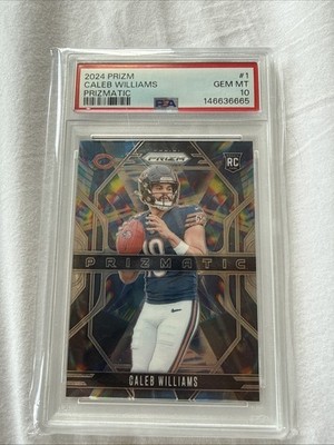 2024 Panini Prizm - Caleb Williams Prizmatic PSA 10 - Bears 