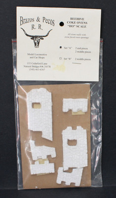 Brazos & Pecos RR HO Beehive Coke Ovens Kit Hydrocal
