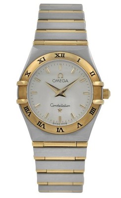 Omega Constellation 1272.30 White Dial Gold Steel 25MM Ladies Quartz Full Set