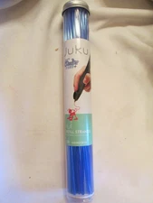 Juku 3Doodler  100 Piece Refill Strands  Clear Blue PLA Filament