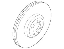 Genuine Porsche Disc Brake Rotor 9Y0-615-301