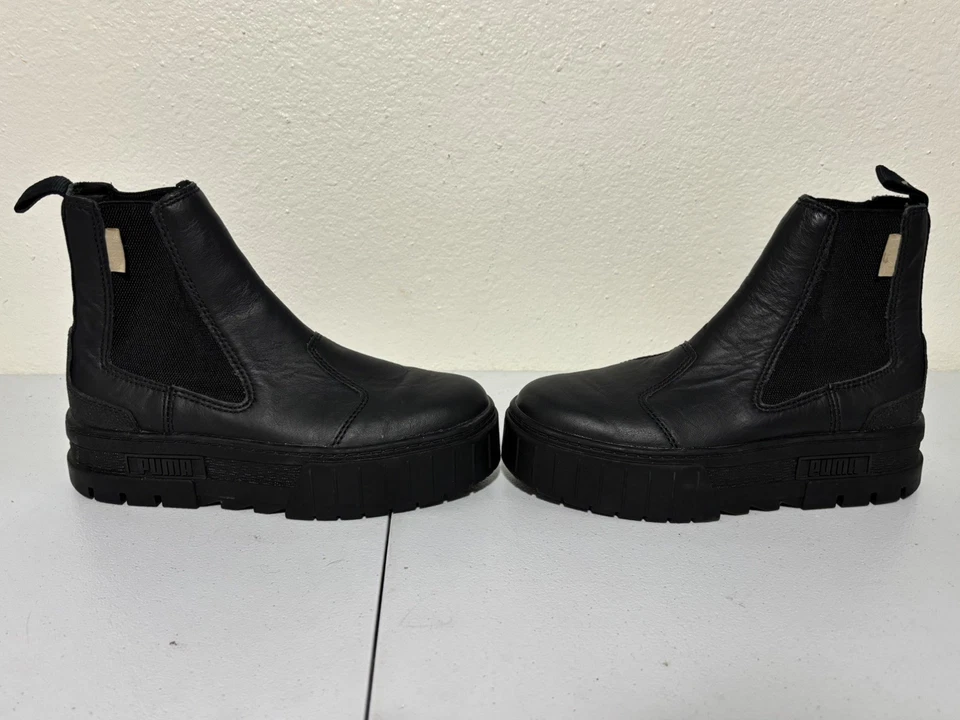 Botas informales Puma Mayze Chelsea para mujer negras 6,5 381651-01 Foto 3 de 4