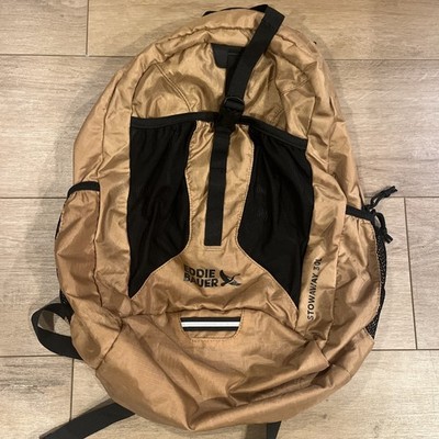 Eddie Bauer Stowaway 30L tan Day Hike Backpacking Hiking