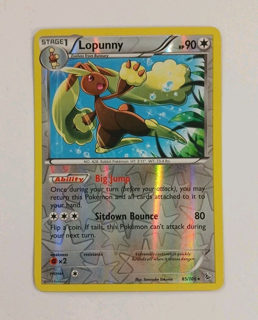 Lopunny 085/106 FlashFire Reverse Holo Pokémon TCG Rare