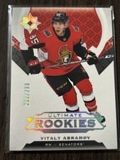 2019-20 Ultimate Rookies #102 Vitaly Abramov - Ottawa Senators 202 /299