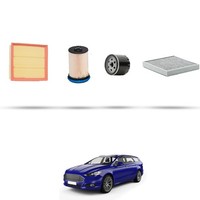 Hoffcar Wartungskit - 4 Filter FüR Ford Mondeo V 2.0 Ecoblue 140KW Ab 2019