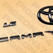 Gloss Black Emblem Overlay Kits For 2018-2024 Camry LE Liftgate PT948-03191-02