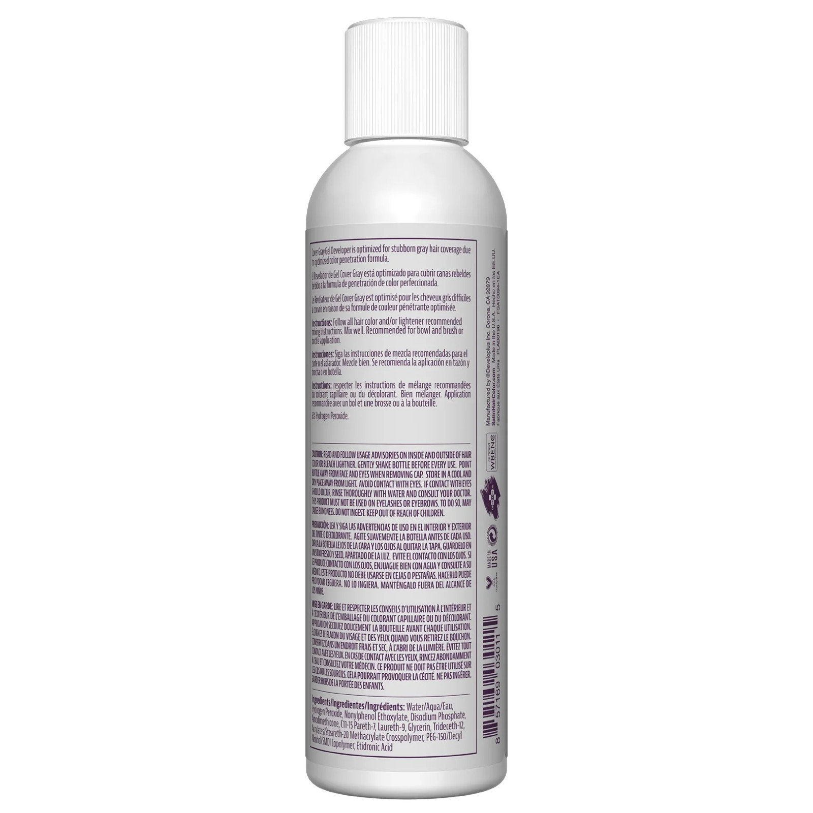 Satin Gel Developer 6 oz / 177 ml - CG Cover Gray