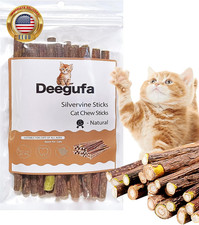  15Pcs Silvervine Sticks for Cats, Matatabi Cat Chew Sticks, Catnip Toys, Woode