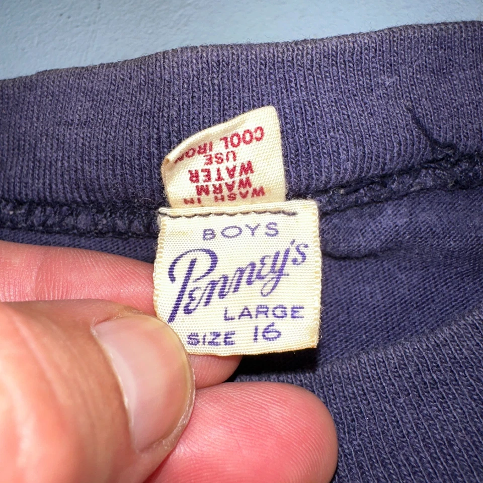 VTG Penneys Novelty Boys T Shirt Size 16 1950s Black Panther Rockabilly Sukajan - Image 3 of 4