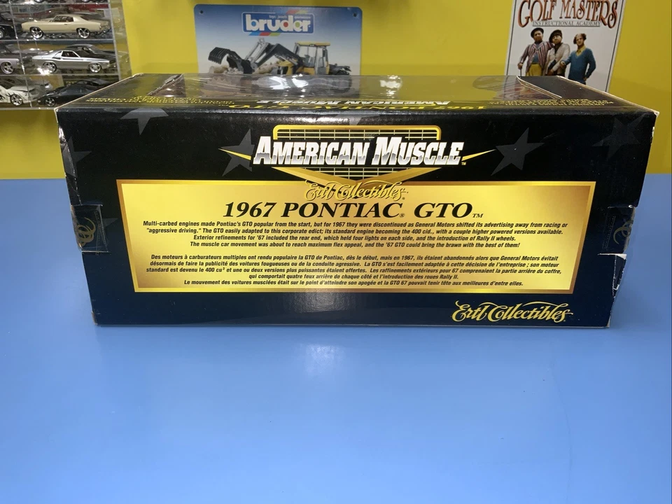 ERTL American Muscle 1967 Pontiac GTO Red W/black Interior NIB 1:18 - Image 4 of 4