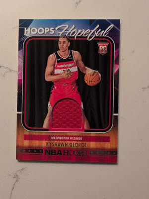 2024-25 NBA Hoops KYSHAWN GEORGE RC Rookie HOOPS HOPEFUL Relic