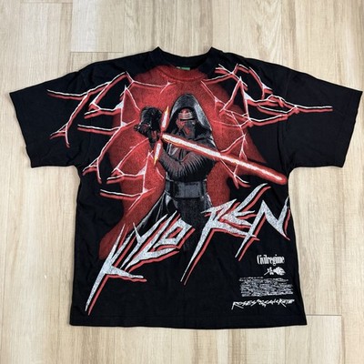 Civil Regime x Star Wars Kylo s Wrath Black Oversized Tee Kylo Ren Mens Medium M