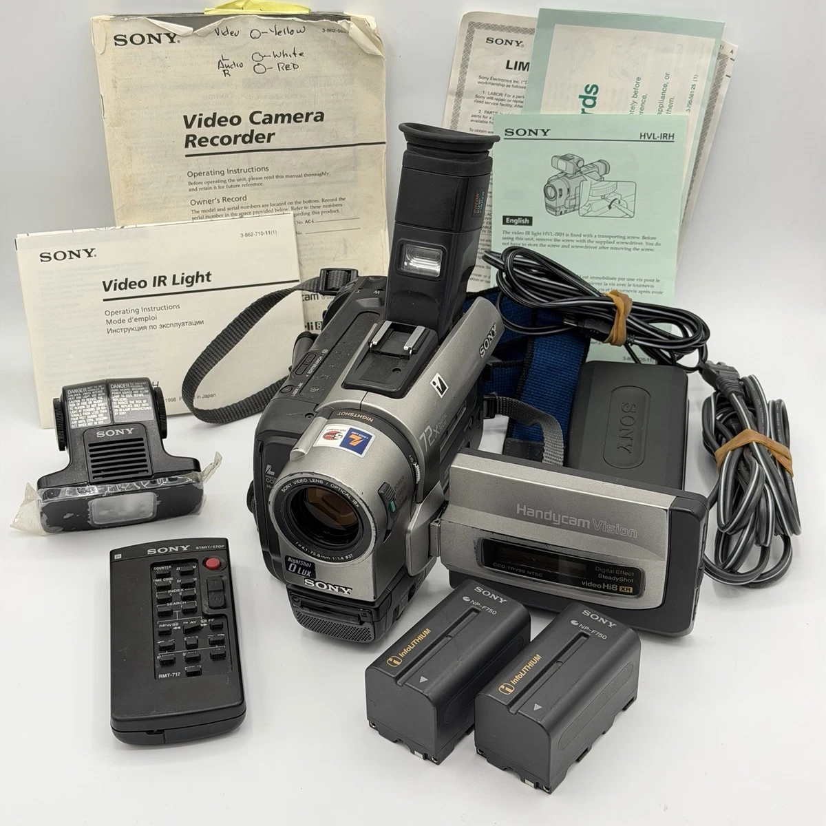 Sony Handycam Vision 72x Digital Zoom Hi8 Camcorders for sale | eBay