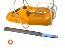 1970er EM100 Mouli  Elektrisches Messer orange Topzustand Germany