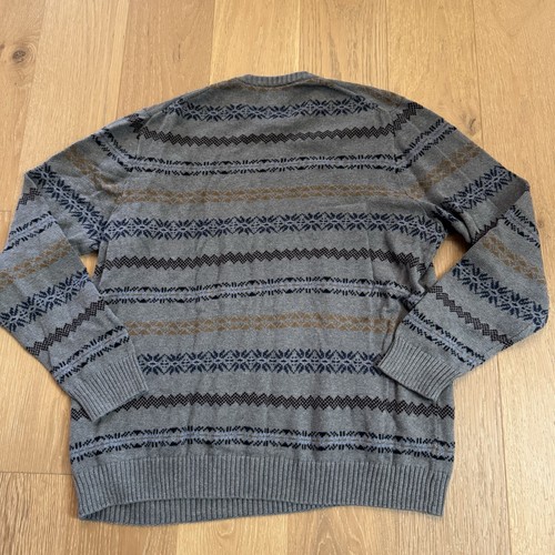 Southern Pines Fair Isle Knit Crewneck Sweater Mens XXL - Picture 2 of 8
