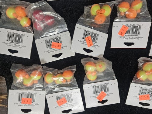 AUCTION FISHING LOT OF 14 Eagle Claw 07020-002 Snap-on Fishing Float 3/4" 3 Pack - Picture 6 of 8