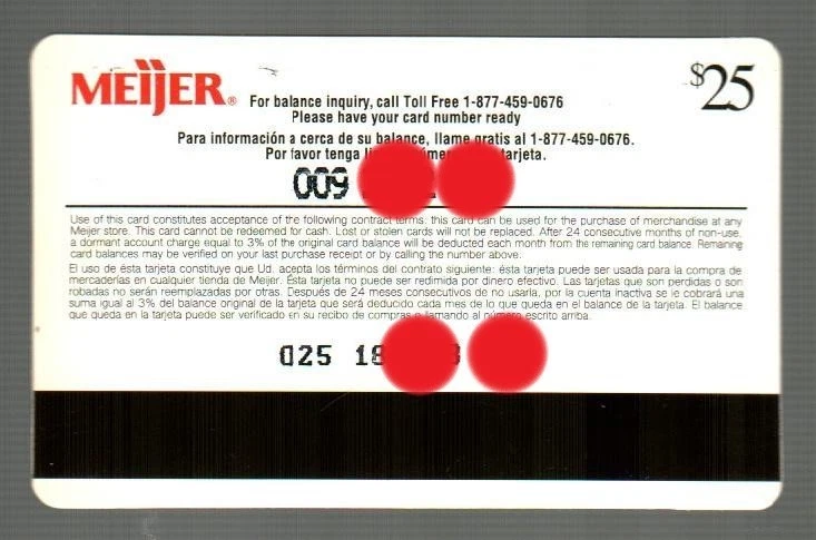 MEIJER Skateboarder ( 2003 ) Lenticular Gift Card ( $0 - NO VALUE ) - Image 2 of 2