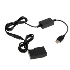 DRE18 DC Coupler LP-E17 Dummy Battery USB Power Cable For Canon EOS RP Rebel T6i