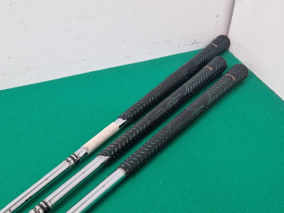 Men's Vintage Greg Norman SPALDING R/H 5 3 & 1 Driver Metal Wood Golf Club Set - Image 4 of 4