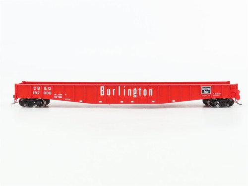 Góndola escala HO Athearn 93603 CB&Q Burlington Route 65' Drop-End Mill #197008 | Zustand: Used