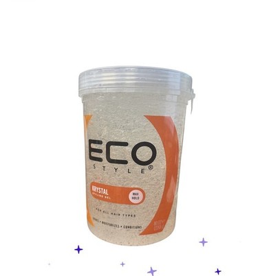 Eco Style Professional Styling Gel in the Krystal Clear Max Hold
