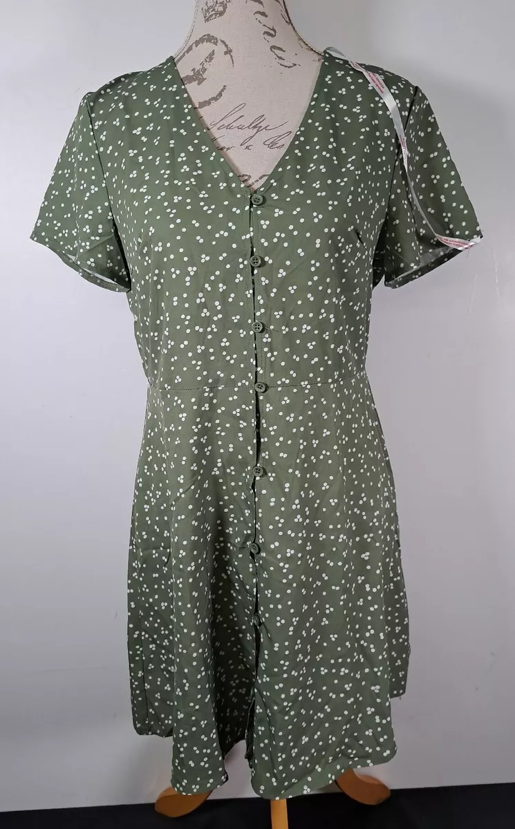 Missguided polka dot clearance dress