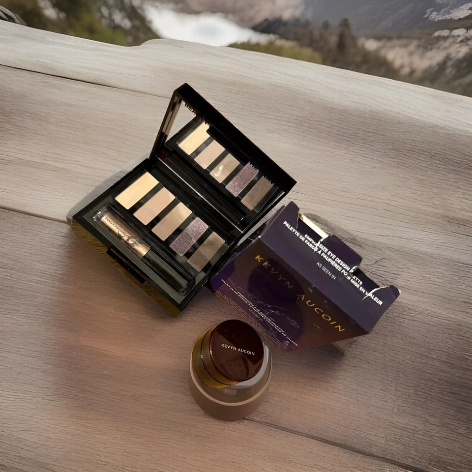 Kevin Aucoin Emphasize Eye Design Palette Damaged Box & Skin Enhancer No Box - Image 4 of 4