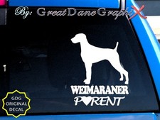 Weimaraner PARENT S - Vinyl Decal Sticker/Color Choice-HIGH QUALITY