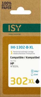 ISY Ink cartridge Tintenpatrone kompatibel mit HP Nr. 302XL  
