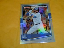 2020 Donruss Kris Bryant SILVER HOLO #643/650 Chicago Cubs