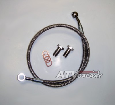 Streamline Steel Braided Rear Brake Line Honda TRX700XX TRX 700XX 08 09 10 11 12