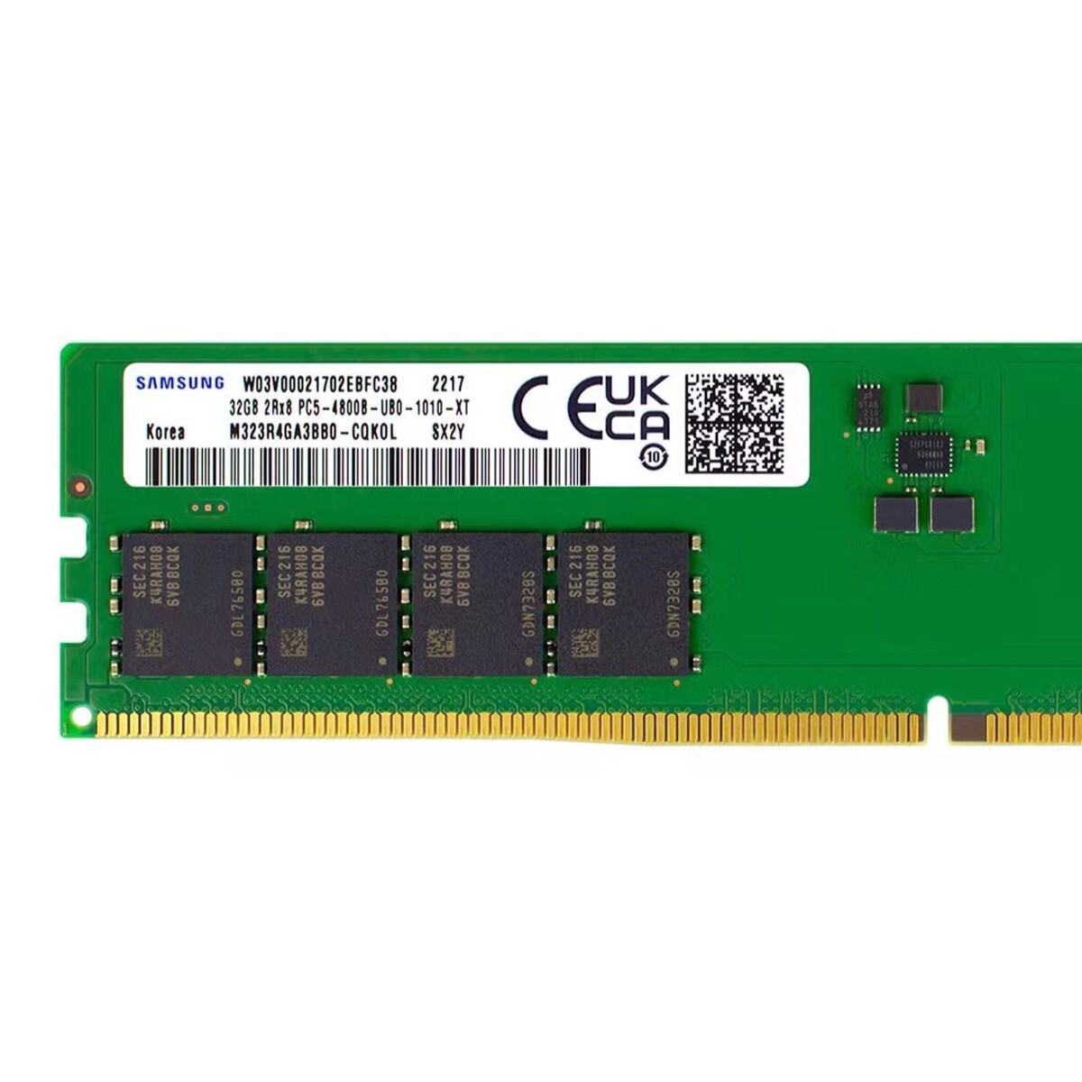 64GB (2X32GB) DDR5 Samsung 4800MHz PC5-38400 UDIMM Memory Ram