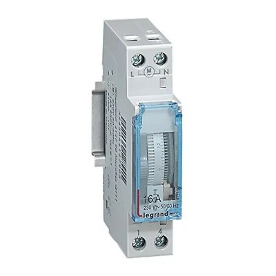 Legrand Micro Rex QT11 Tagesschaltuhr Analog, 412790 mit Batterie  - Bild 1 von 2