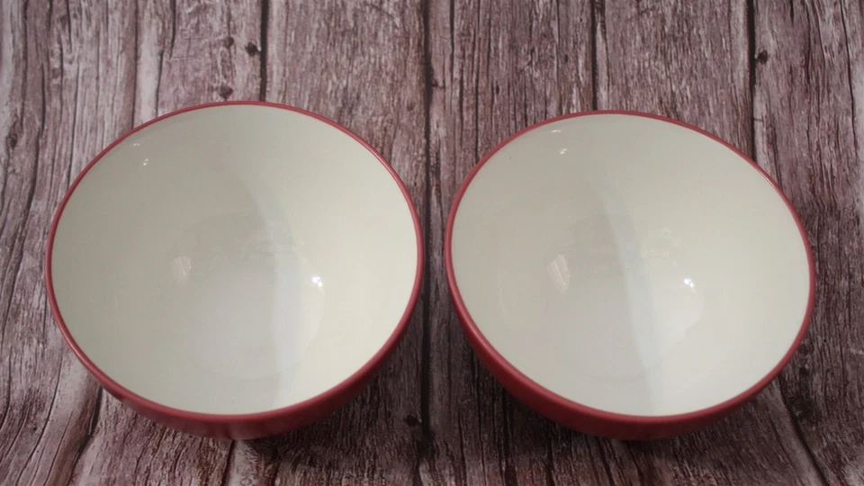 Juego NORITAKE Colorwave Rojo Frambuesa/2 Tazones de Arroz*Cupé*Indonesia Contemporánea Foto 4 de 4