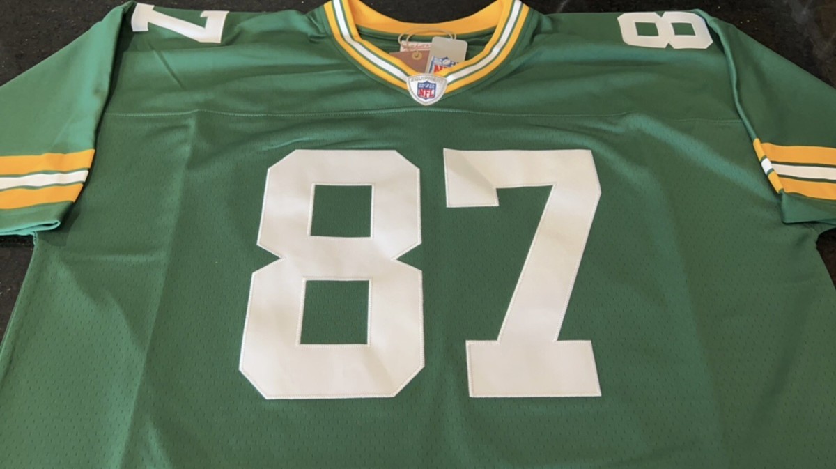 Green Bay Packers Jordy Nelson #87 Mitchell & Ness Green 2010 NFL