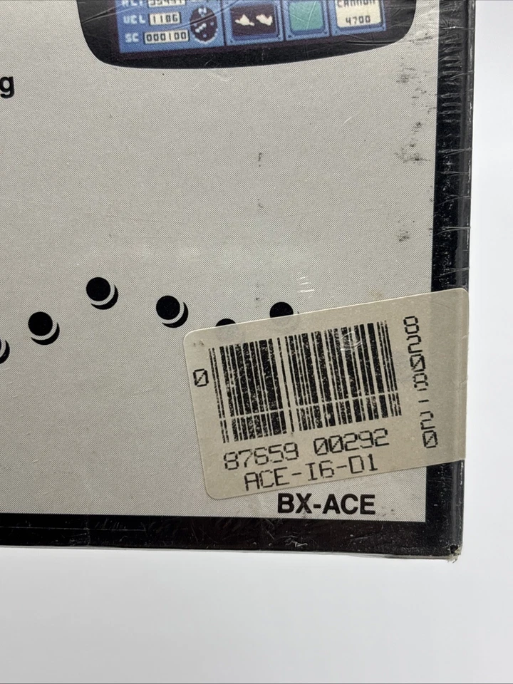 De colección Nuevo Sellado Ace Air Combat Emulador Commodore 64/128 IBM Tandy 5.25 Disco 1986 - Imagen 3 de 4