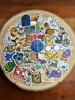   50 Harry Potter-Design Aufkleber Sticker für z.B. Laptop Handy Skateboard 