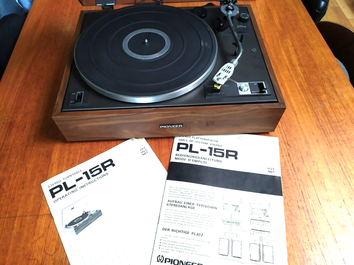 Platine Vinyle Pioneer PL-A25 – 1969, Vintage, Bois, état Parfait Et Rare