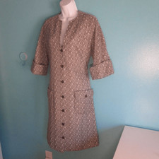 Fred Rothschild Brown Melange Womens Vintage Dress Fits M Size 6 / 8