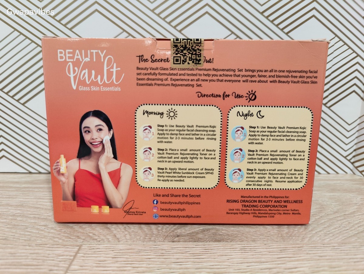 Beauty Vault Set Premium Rejuvenating Set (4-Piece Set) Authorized