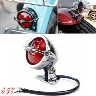 Retro Taillight LED Rear Brake Tail Light For Harley Bobber