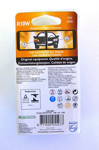 Bombillas De Coche Philips R10W 12V 10W Vision Paquete De 2 Piezas 12814B2 - Imagen 2 de 5